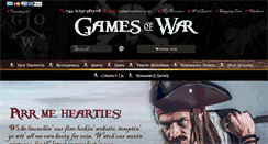 Desktop Screenshot of gamesofwar.co.uk