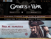 Tablet Screenshot of gamesofwar.co.uk